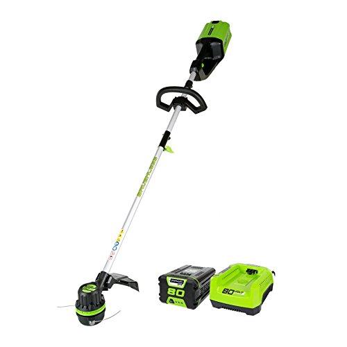 Greenworks 16-Inch 80V String Trimmer, 2.0Ah Battery & Charger Included ST80L210