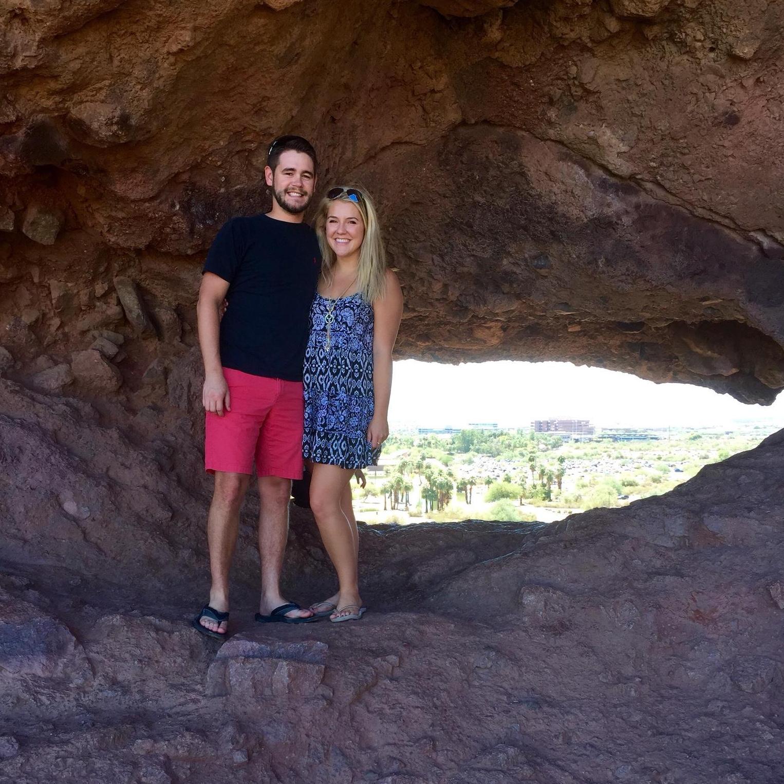 Hole in the rock in AZ