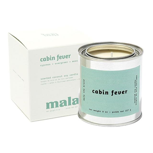 MALA Cabin Fever Scented Candles Cypress, Evergreen & Moss. Vegan Gifts for Women. Hand Poured Coconut Soy Aromatherapy Candle. Non-Toxic. Self Care Gifts. 45 Hour Burn