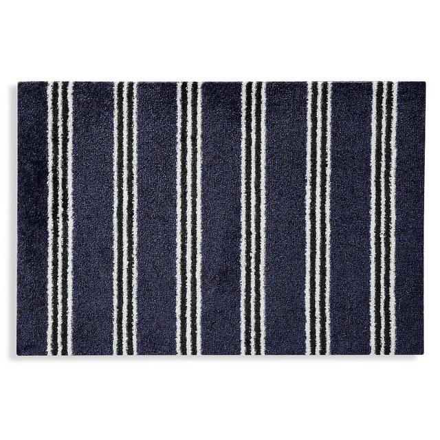 Sheridan Washable Floor Mat , 23" x 34", Navy Multi