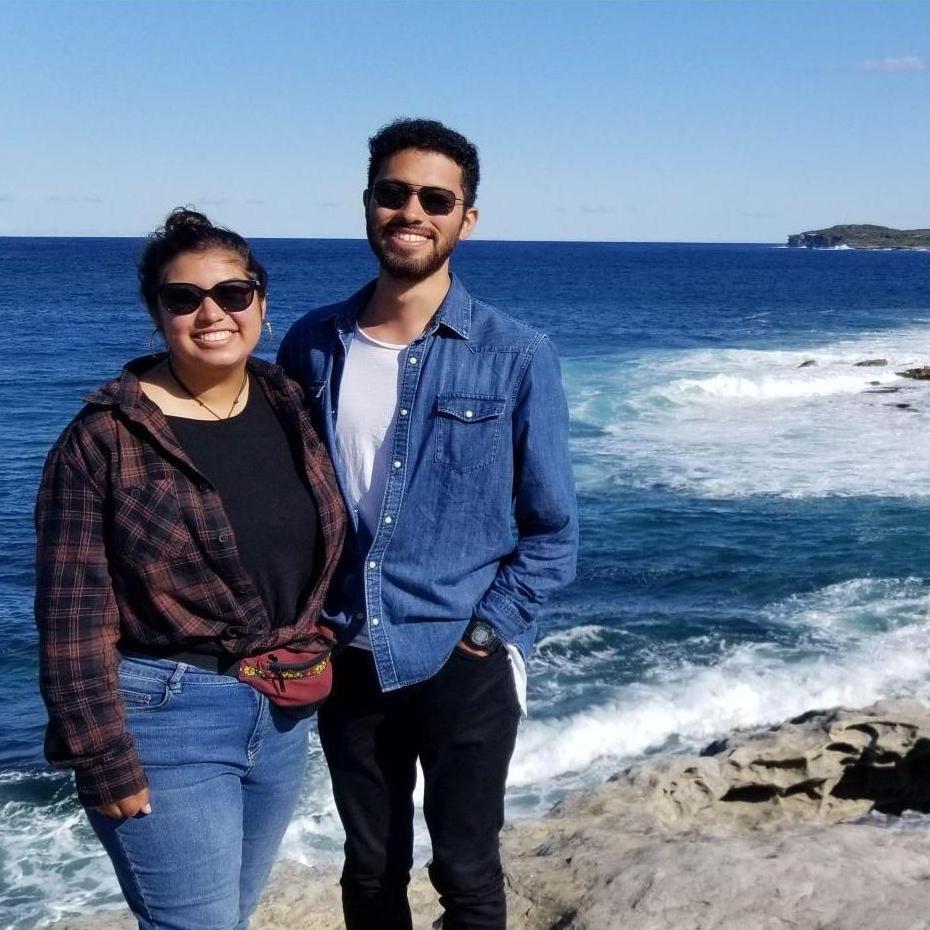 August 2019: Our first international trip together to Australia.