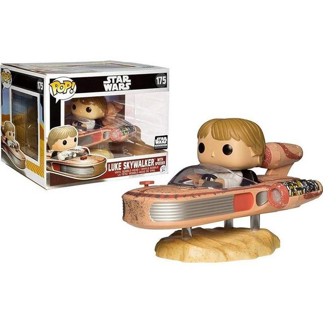 POP! Star Wars Luke Skywalker with Speeder Figure Smuggler's Bounty Exclusive #175