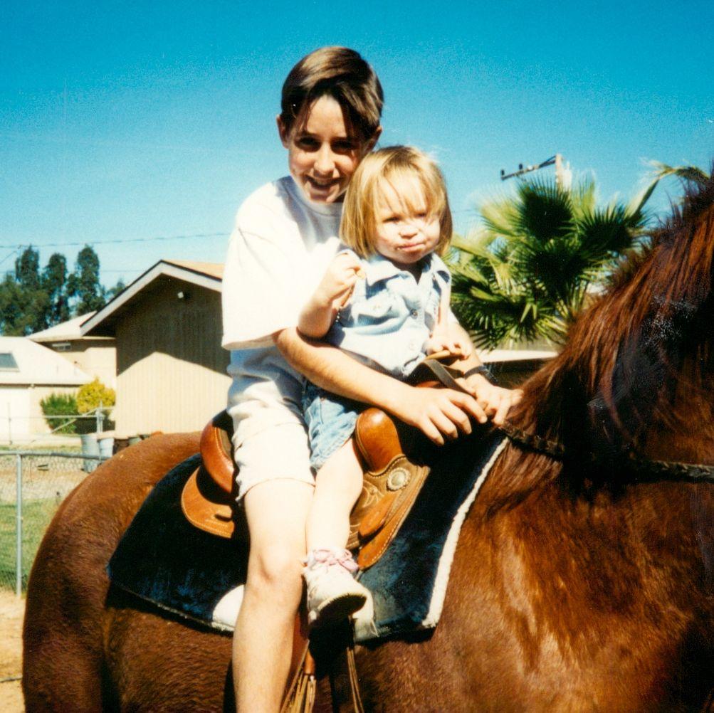 Little Brian (and sister Kadie)