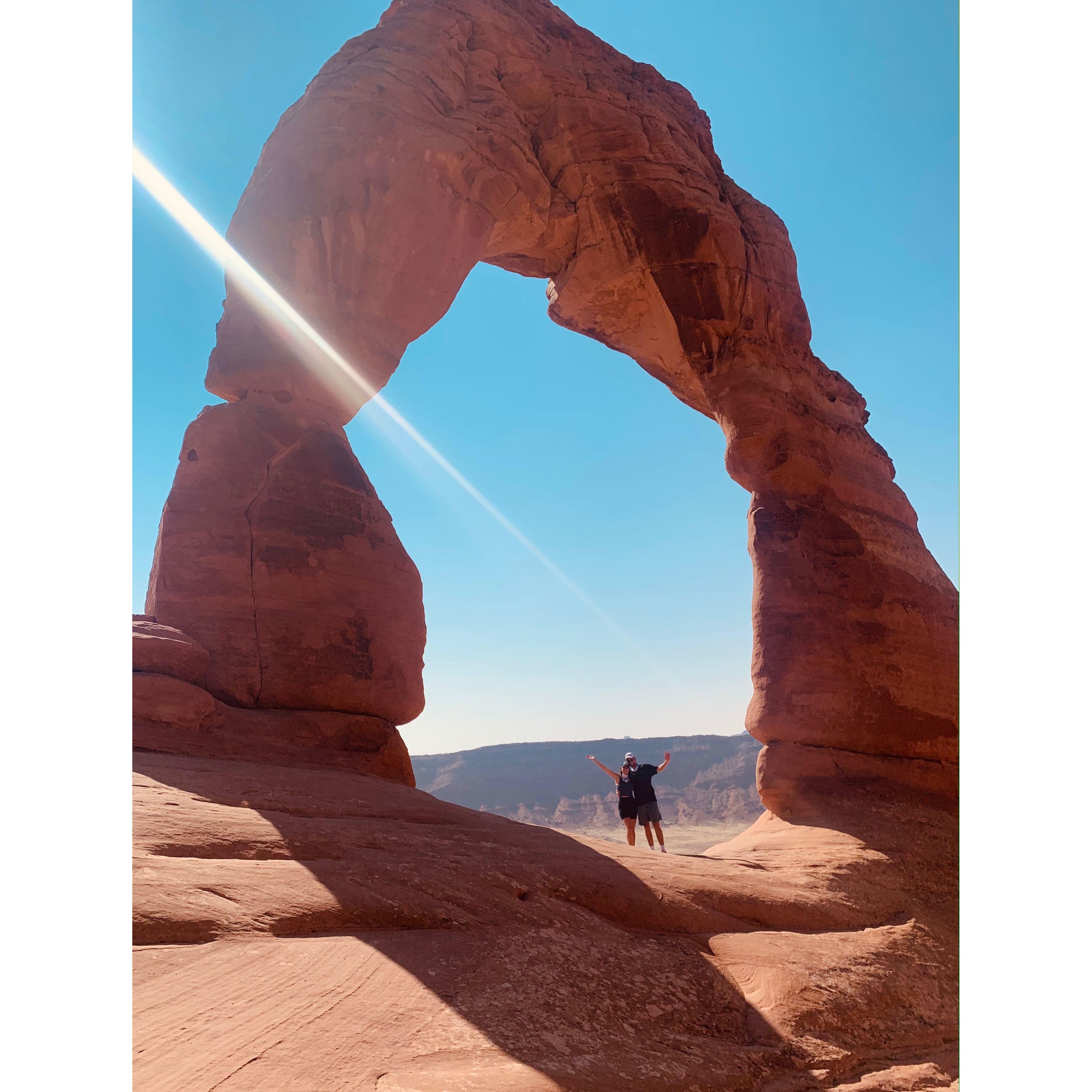 October 2020: Delicate Arch, Arches National Park