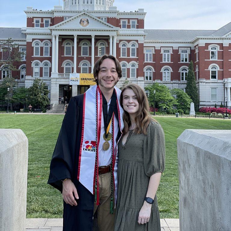 Bradley's college graduation