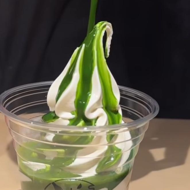 Matcha affogato in Kyoto