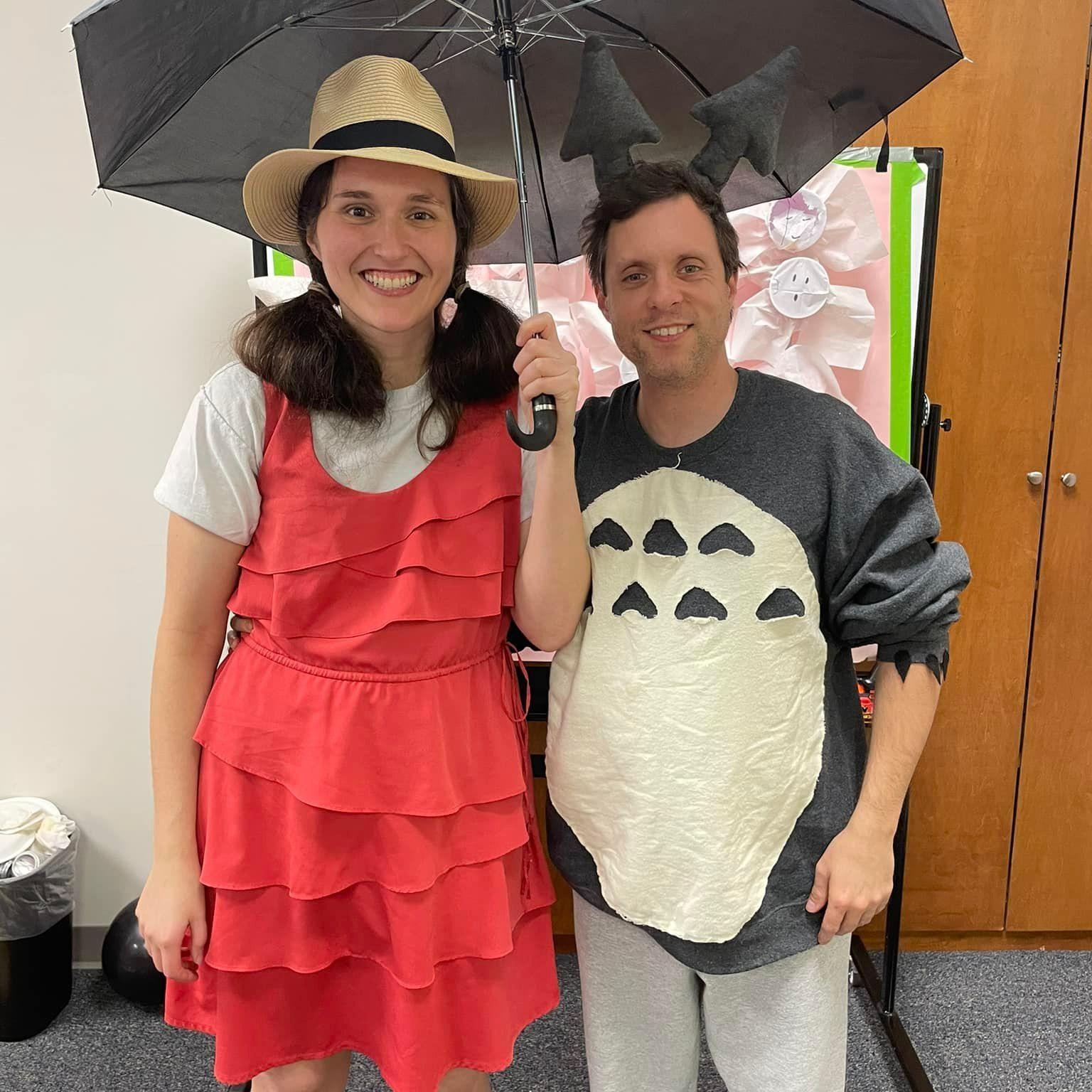 Our first couple costume: Totoro and Mei