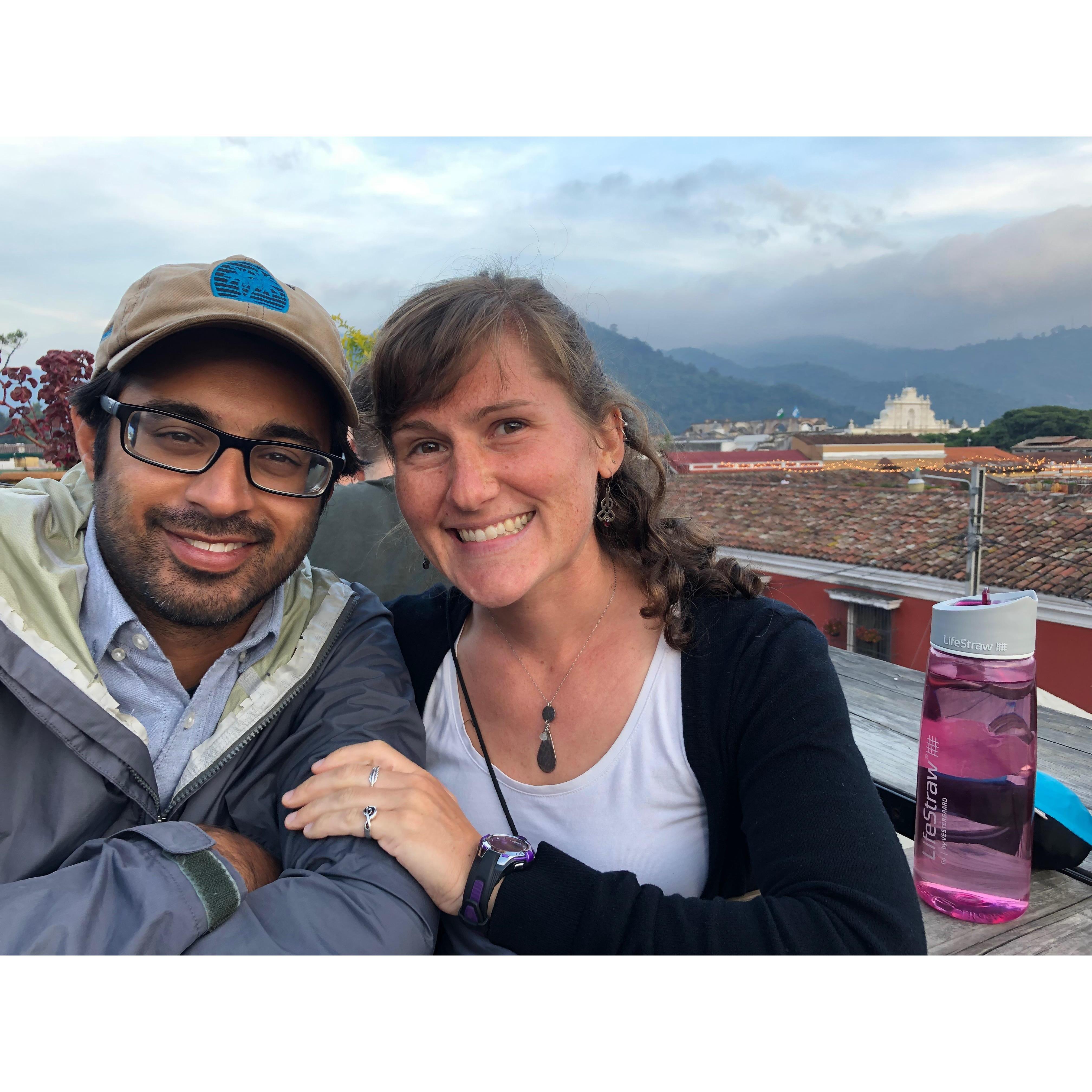 Zubair's first trip to Guatemala