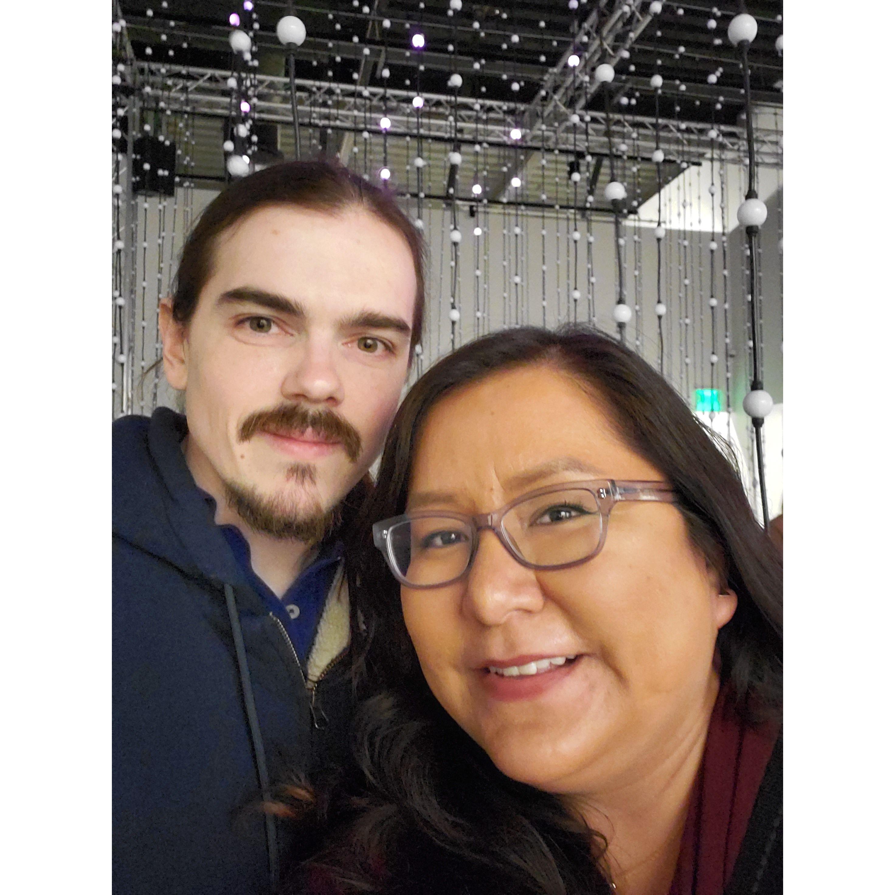 Exploring art spaces in Philly! Etta's birthday date! 2020.