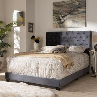 Candace Velvet Upholstered Bed
