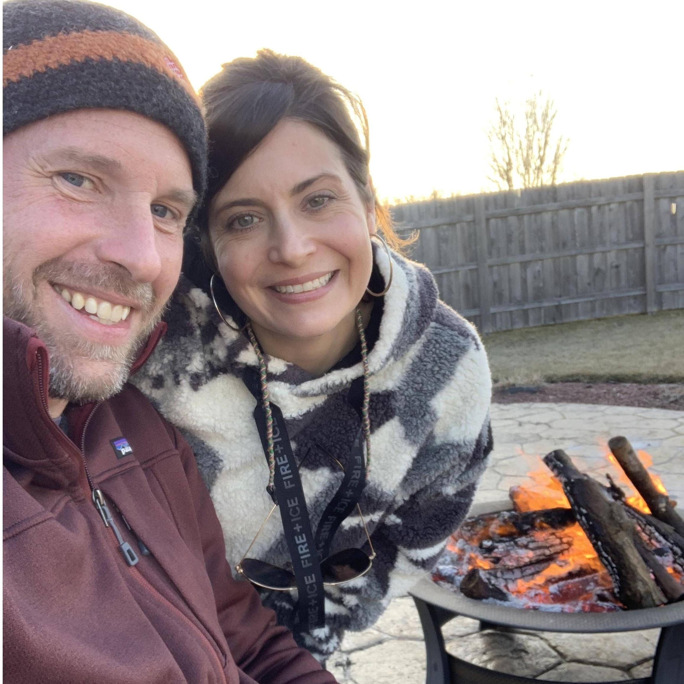 And relax by our backyard fire pit