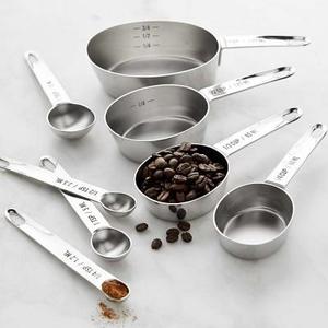 Williams Sonoma Stainless-Steel Nesting Measuring Cups & Spoons Set