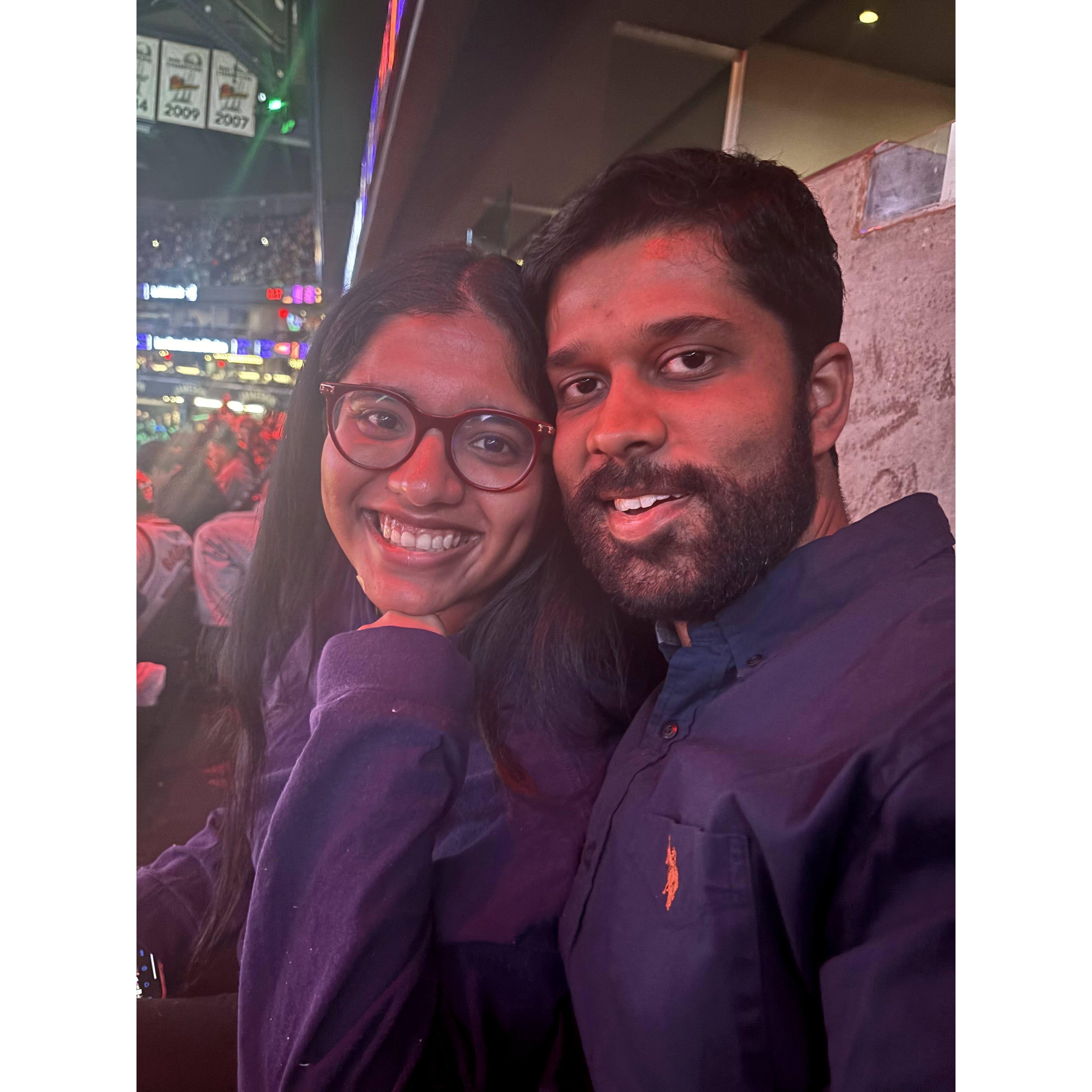 We’re repping purple!