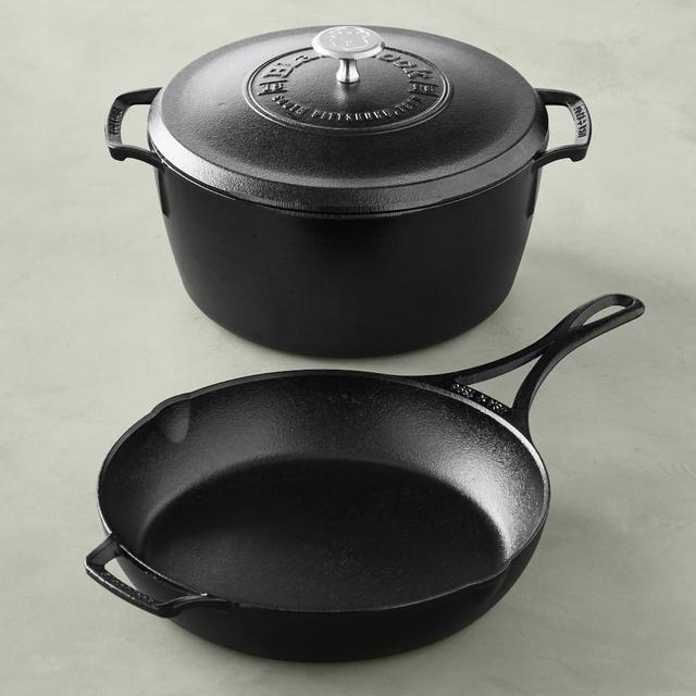 Lodge Blacklock Triple Seasoned Cast-Iron 3-Piece Set