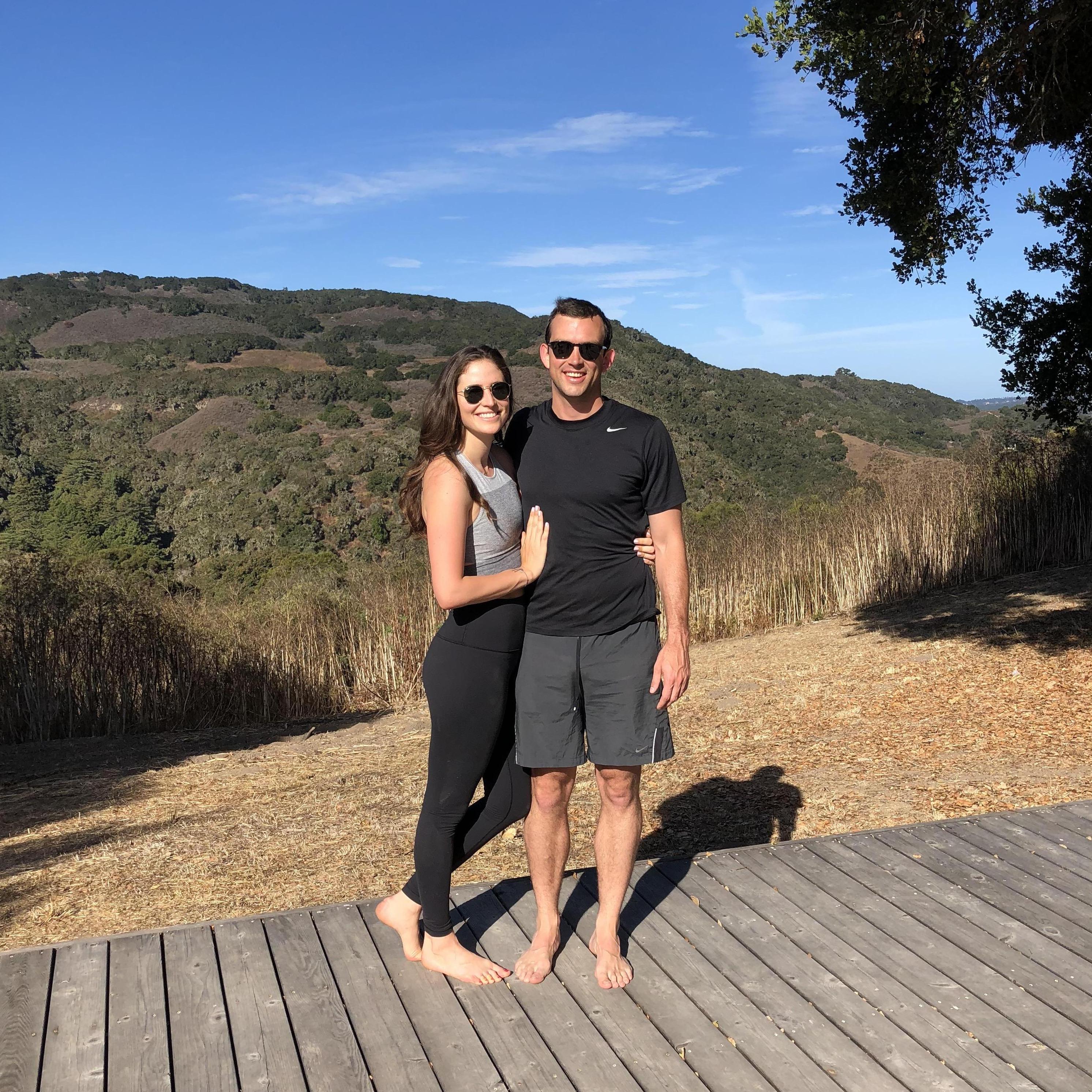 At Carmel Valley Ranch celebrating Graham's 30th birthday, September 2018