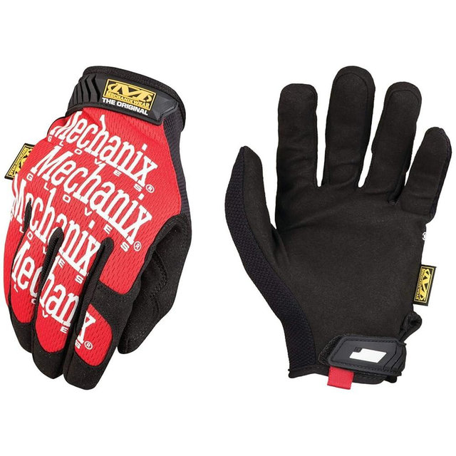 Mechanix Wear Original Work Gloves - Multi-Purpose Outdoor Work Gloves - Secure Fit - Durable & Machine Washable - Breathable & Comfortable - Large - Red