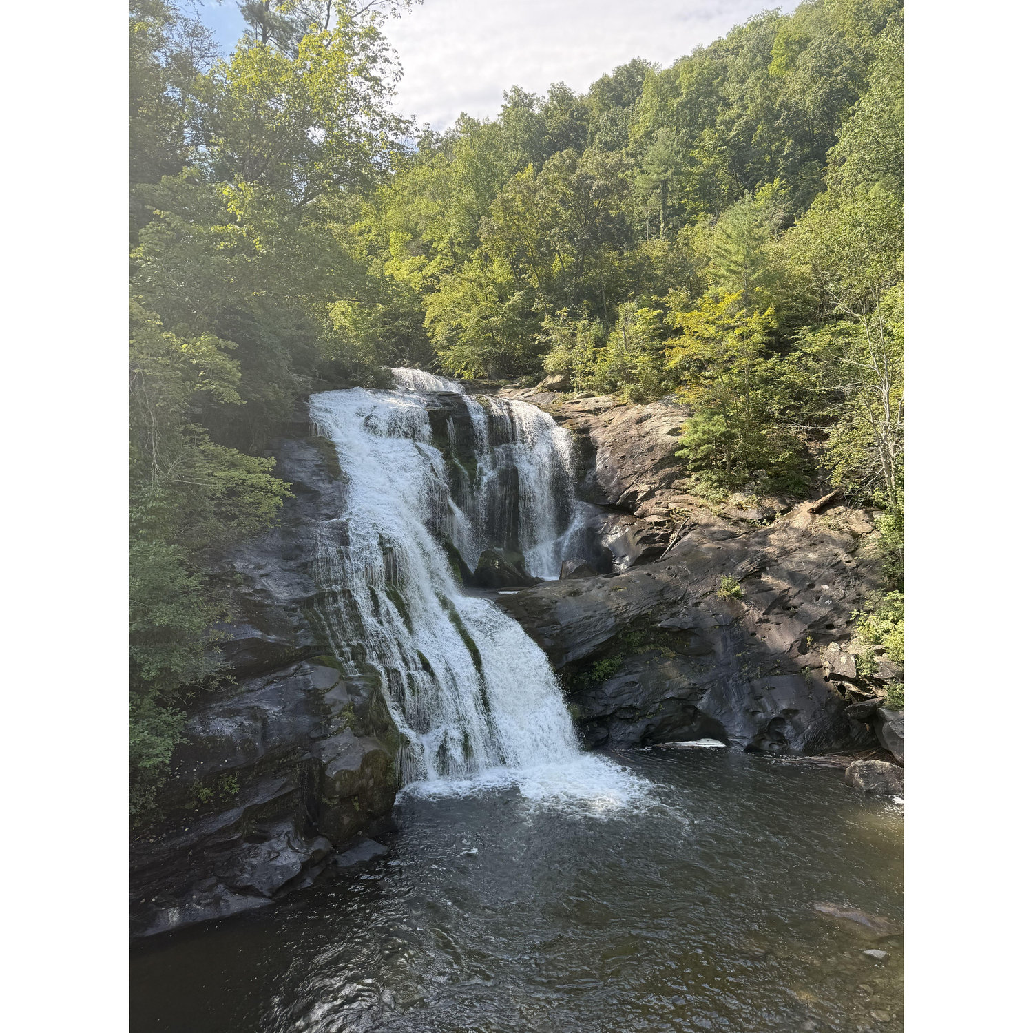 Bald River Falls, Tellico Plains, TN - 100ft waterfall with an incredible drive up