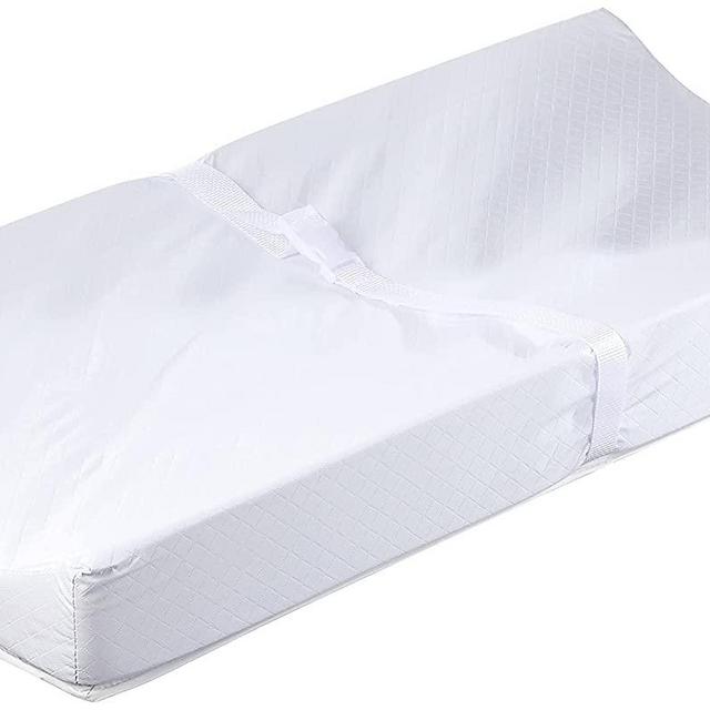 Colgate Mattress Waterproof Baby Diaper Changing Pad Table Topper for Dresser | 16" x 33" x 4" | Easy Clean, Durable, Safe, USA Made
