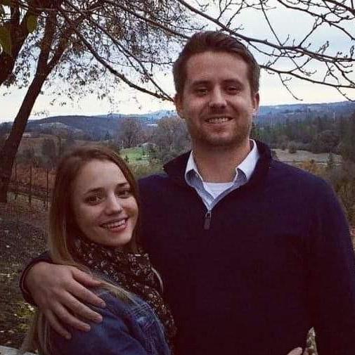 Wine tasting with friends in Camino, CA.