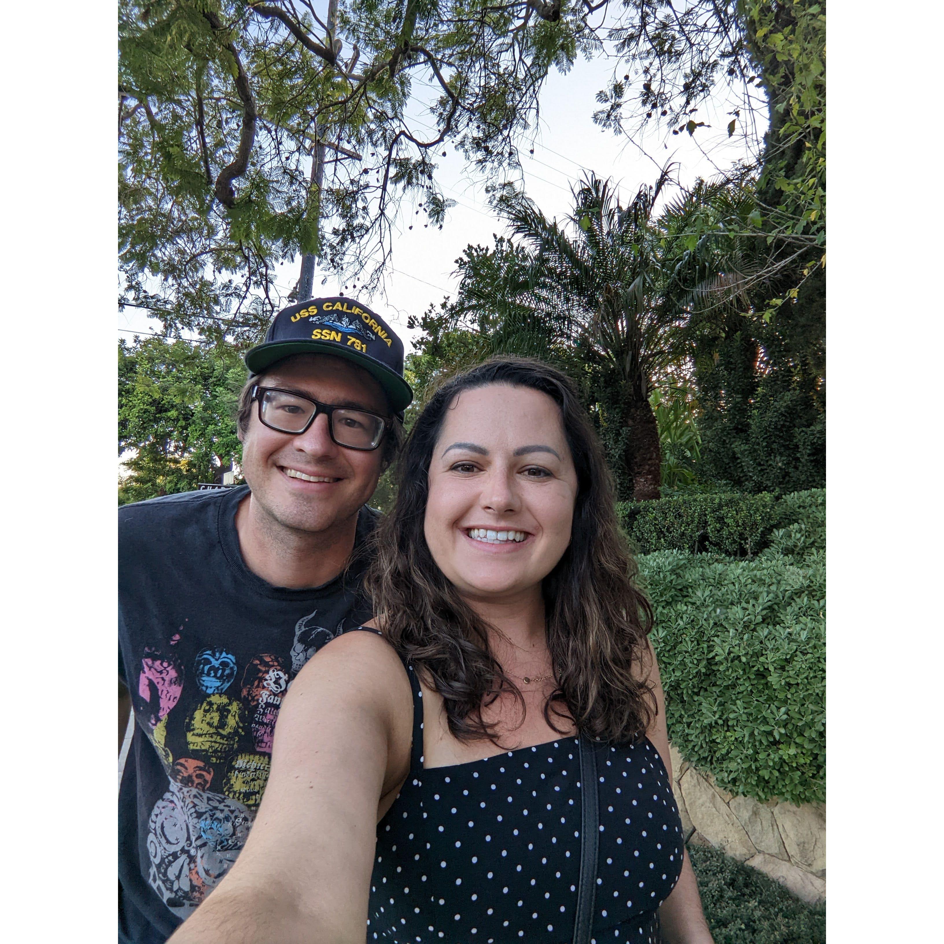 Walking through Santa Barbara