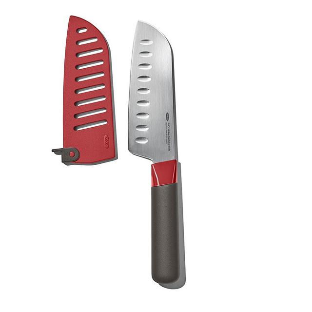 Zyliss 2 Piece Santoku Knife Set With Sheath Covers, Stainless Steel :  Target