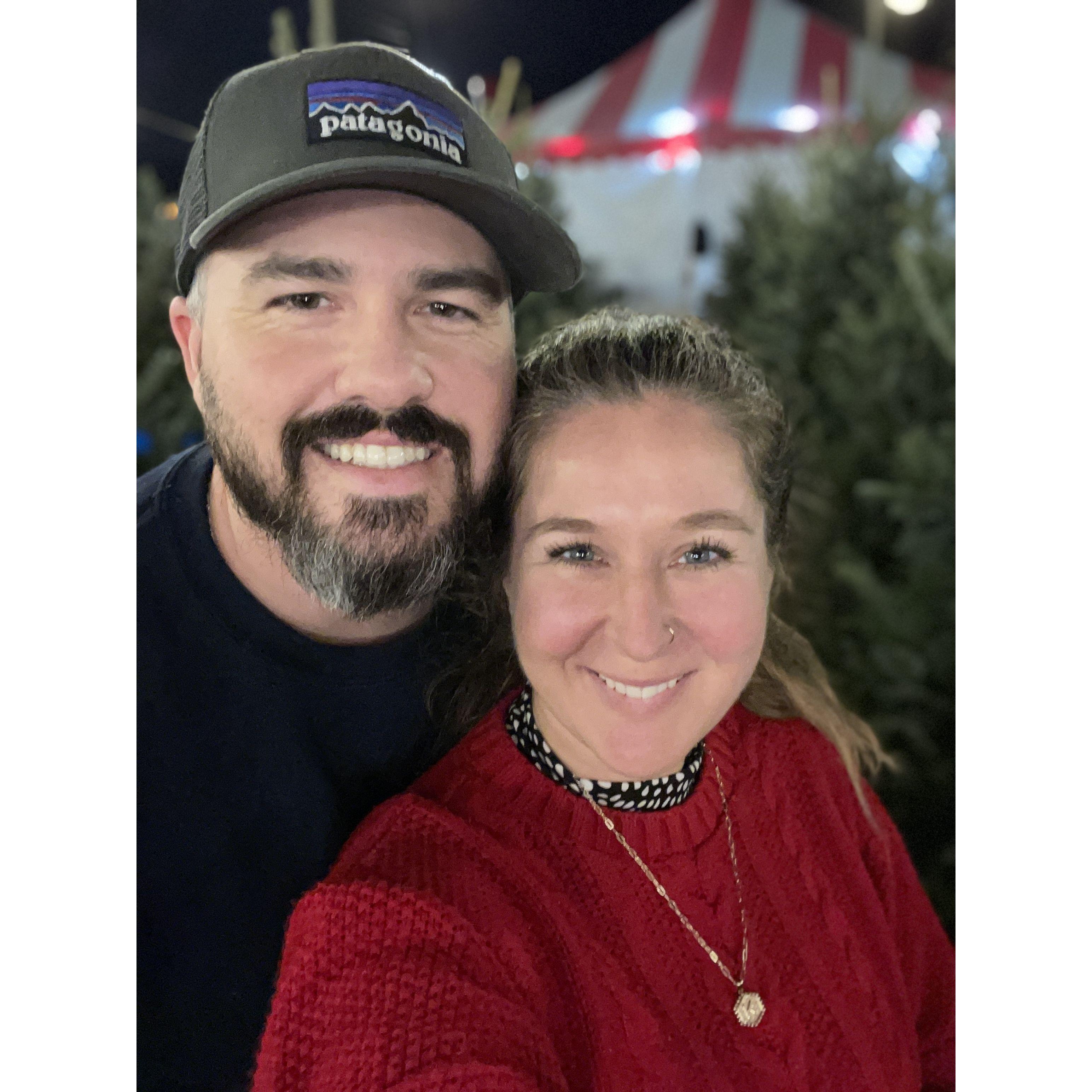 Christmas tree shopping