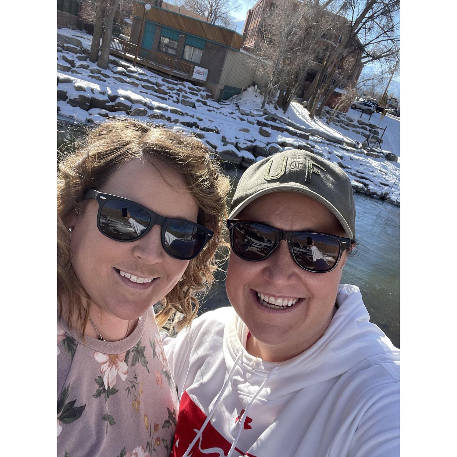 Our first getaway together, in beautiful Salida, CO