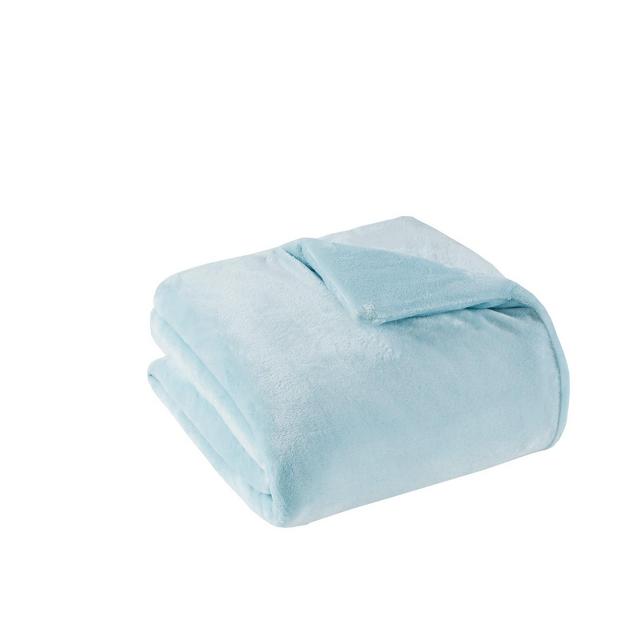 60"x70" 12lbs Plush Weighted Blanket Blue