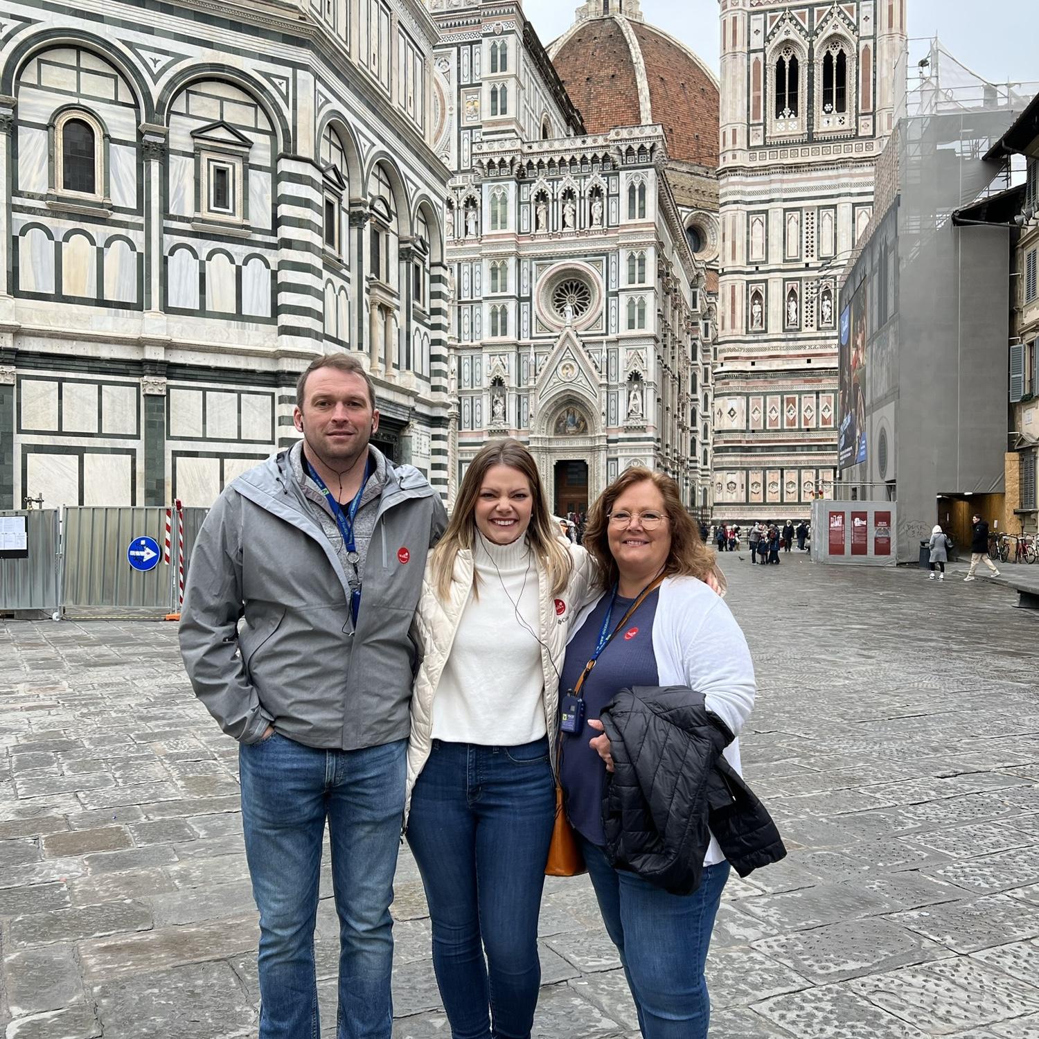 The Duomo with Bri's Mom-o