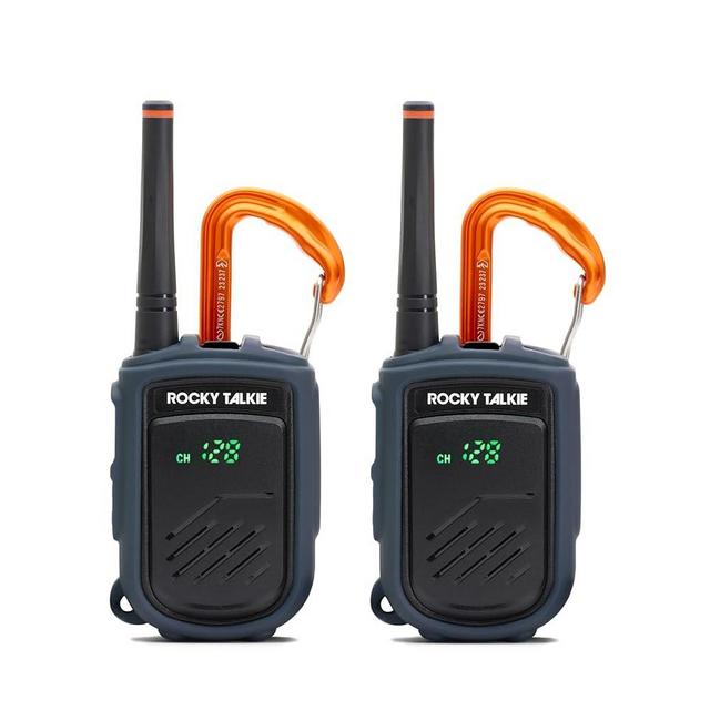 Rocky Talkie Rocky Talkie Mountain Radio - Long Range Walkie Talkie, FRS Handheld Radio, 4 Day Battery Life, Max Durability, 2 Pack