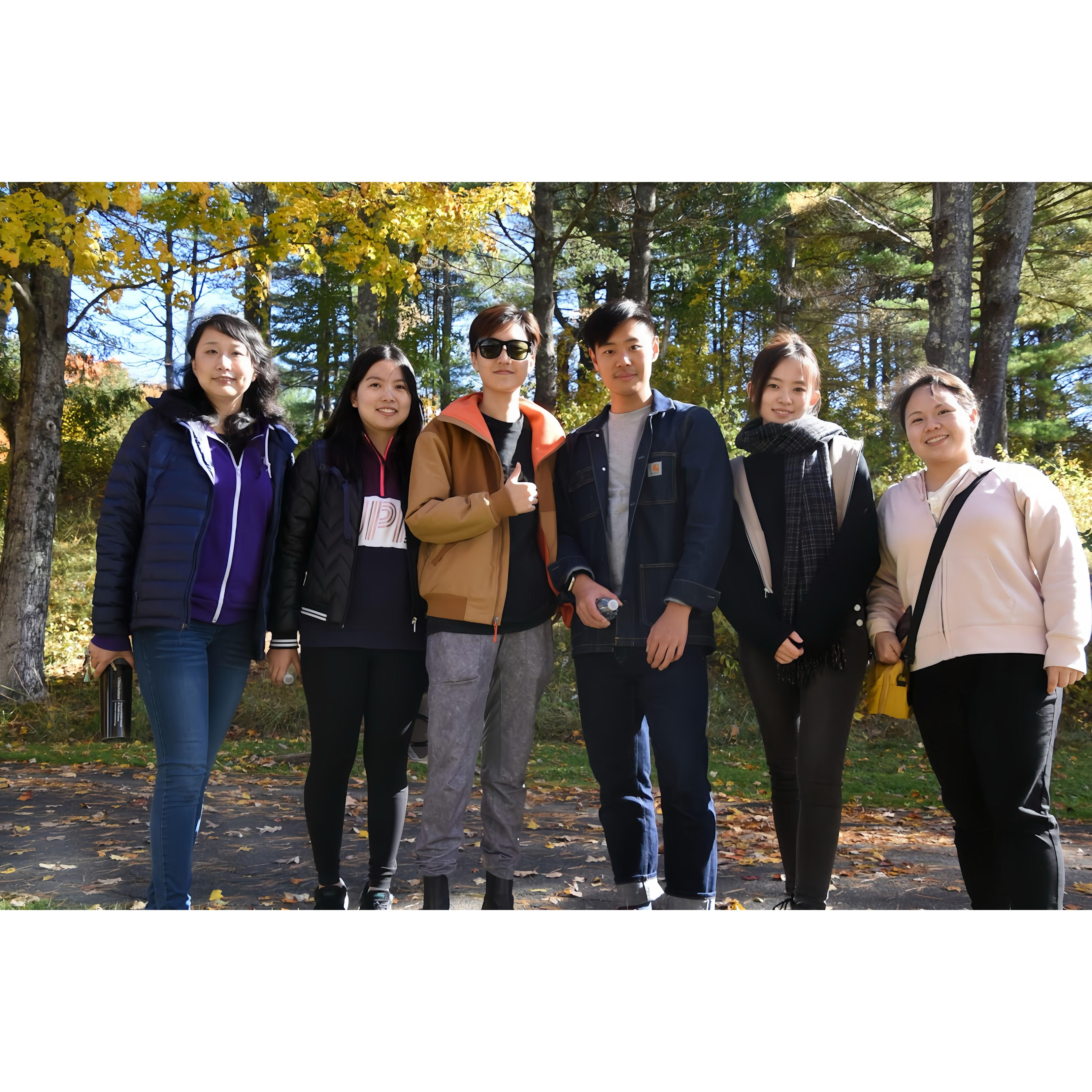 Our first hanging out with church friends in 2022.