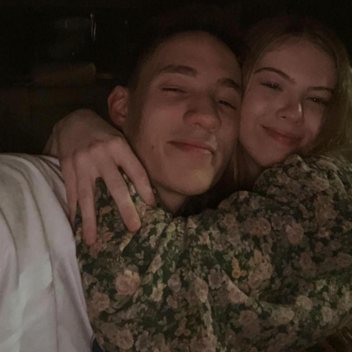 Our first picture together:
February 13, 2023