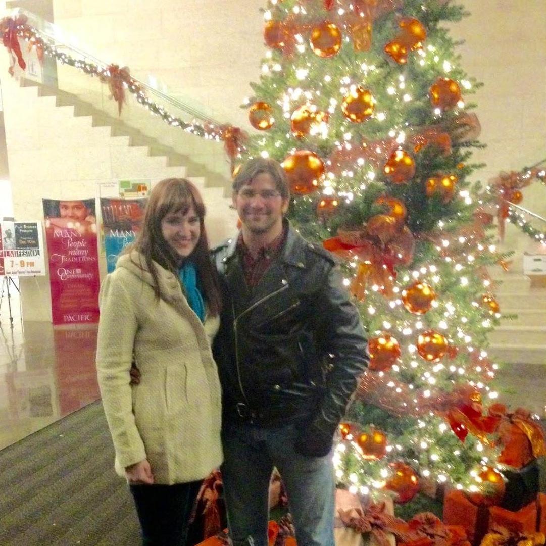 Our very first picture together, taken just a few hours before we became an official couple, December 4th, 2013.