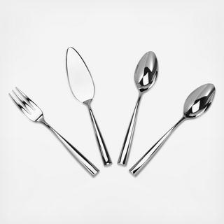Silhouette Bright Stainless Steel Four Piece Serving Set