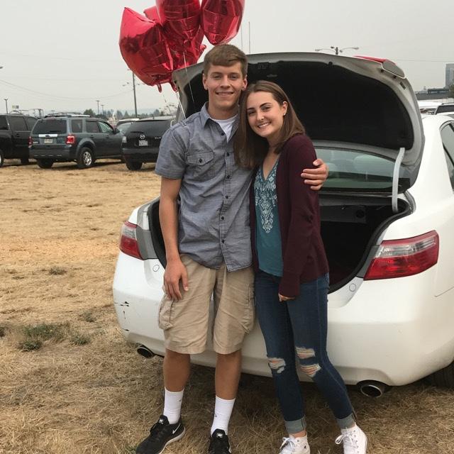 Homecoming proposal and officially started dating 9/16/2017