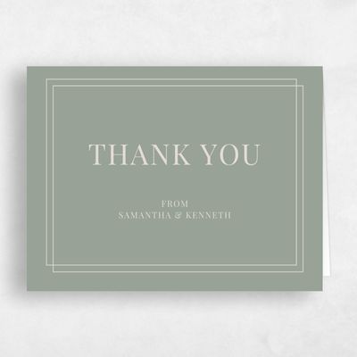 Multi-Colored Wedding Thank You - Dessau Landscape