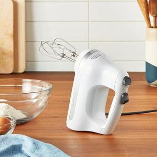 KitchenAid 5 Ultra Power Speed Hand Mixer - KHM512, White