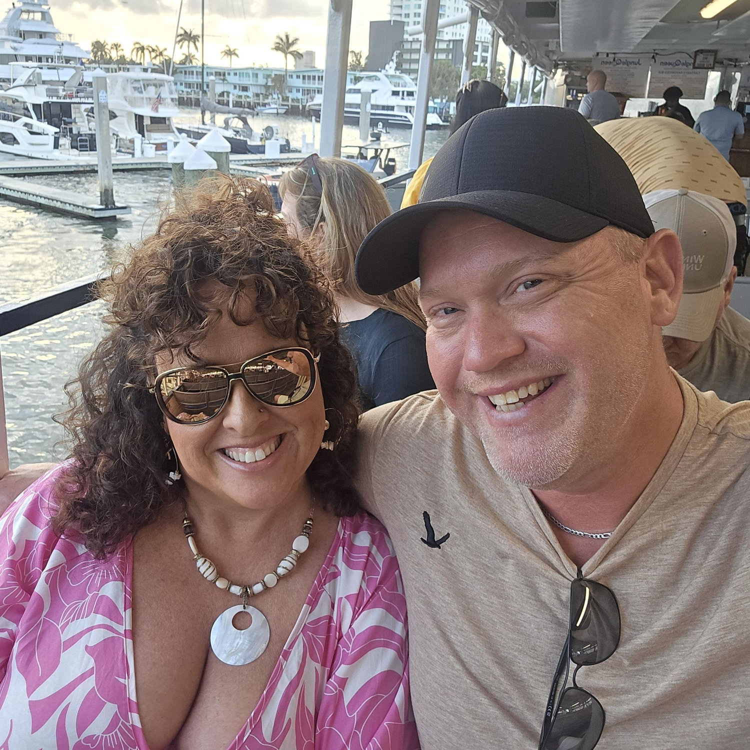 First pre-cruise boat ride in Fort Lauderdale, Florida