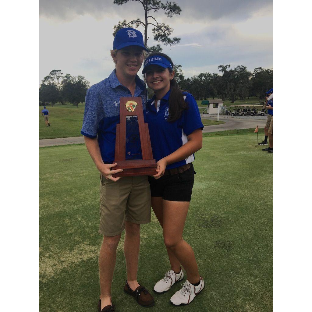 Golf team together!