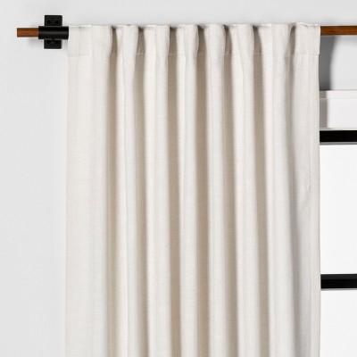 95" Curtain Panel Solid Sour Cream - Hearth & Hand™ with Magnolia
