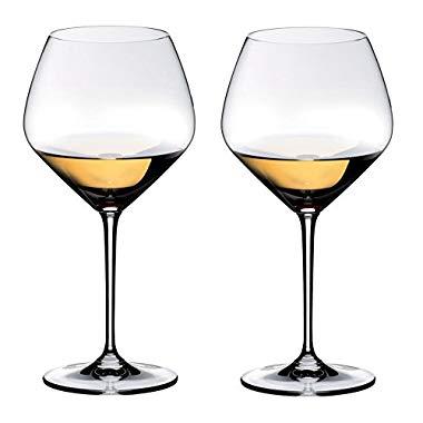 Riedel Heart to Heart Chardonnay Glasses, Set of 2, Clear, 23-5/8-oz - 6409/97