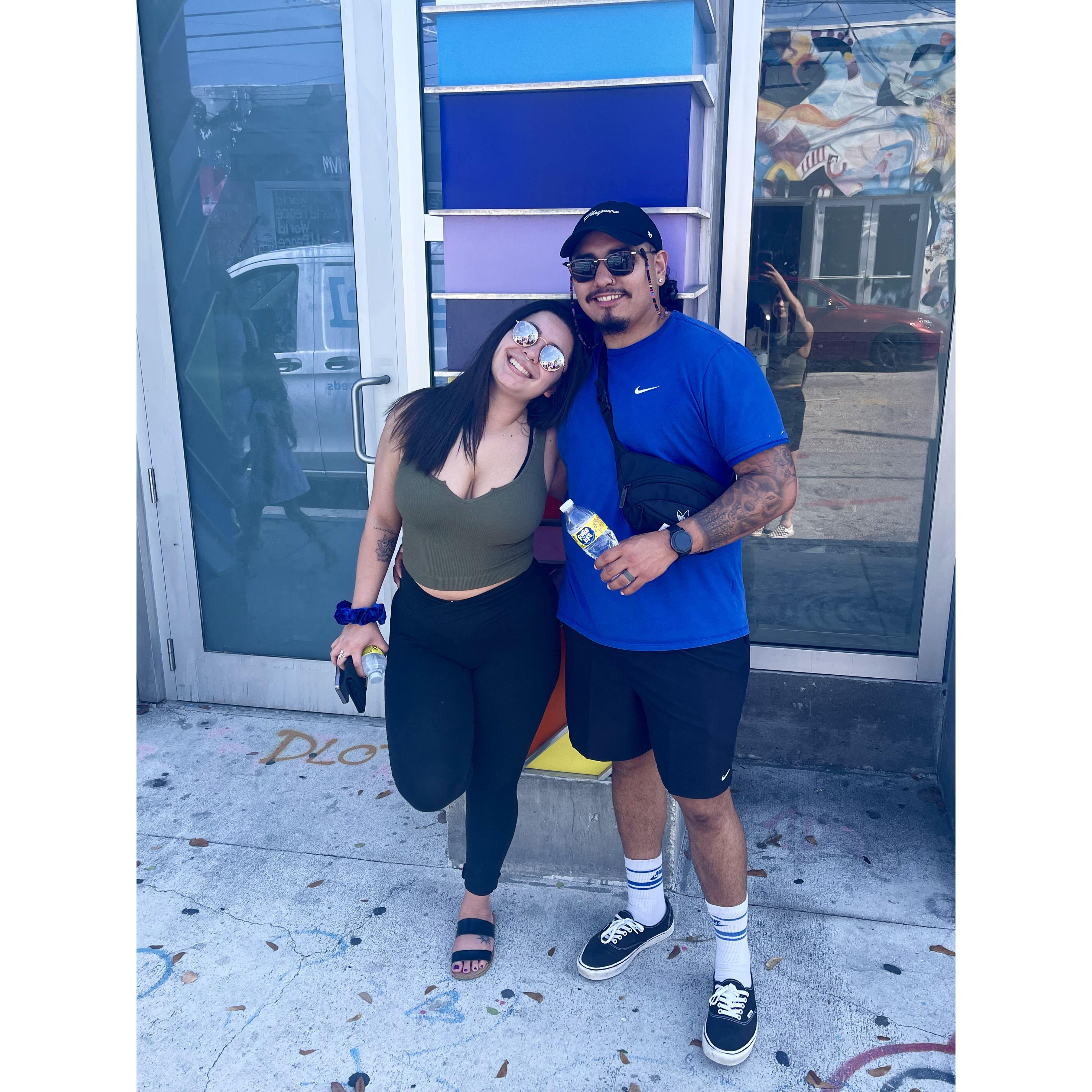 Walking around Wynwood Miami
