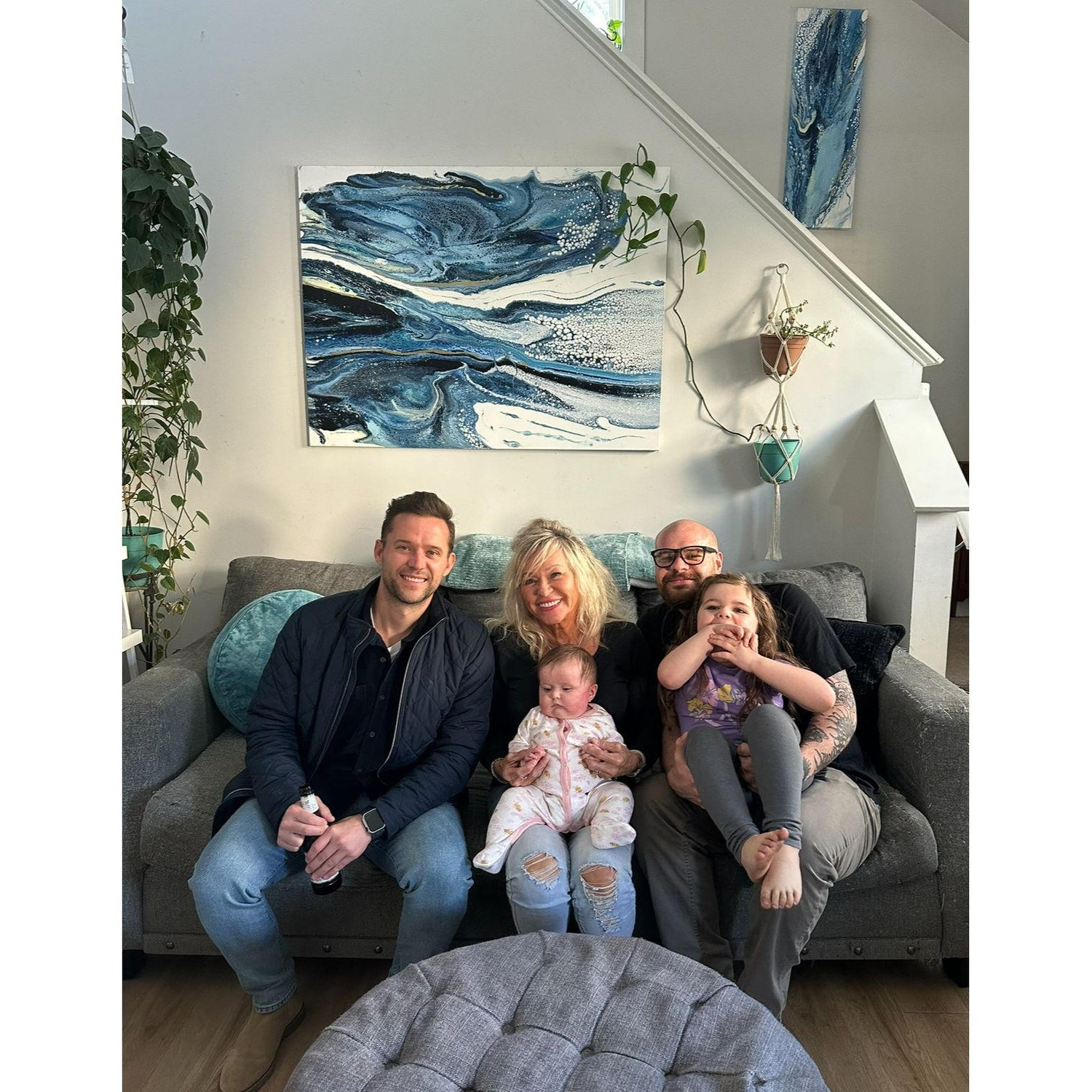 Family time with Brett's Family in Wilmington