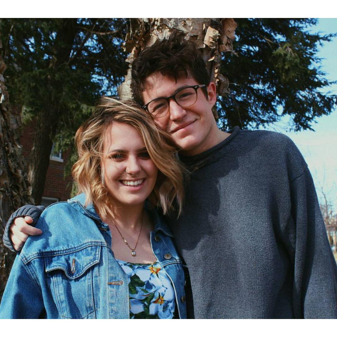 Beginning of Spring Semester, Sophomore year of college. February 2018. This was the first photo we posted on our socials, a few months after making it official!