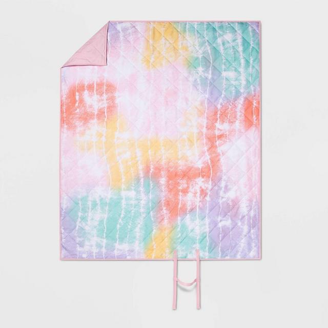 72" x 60" Tie Dye Printed Picnic Blanket - Sun Squad™