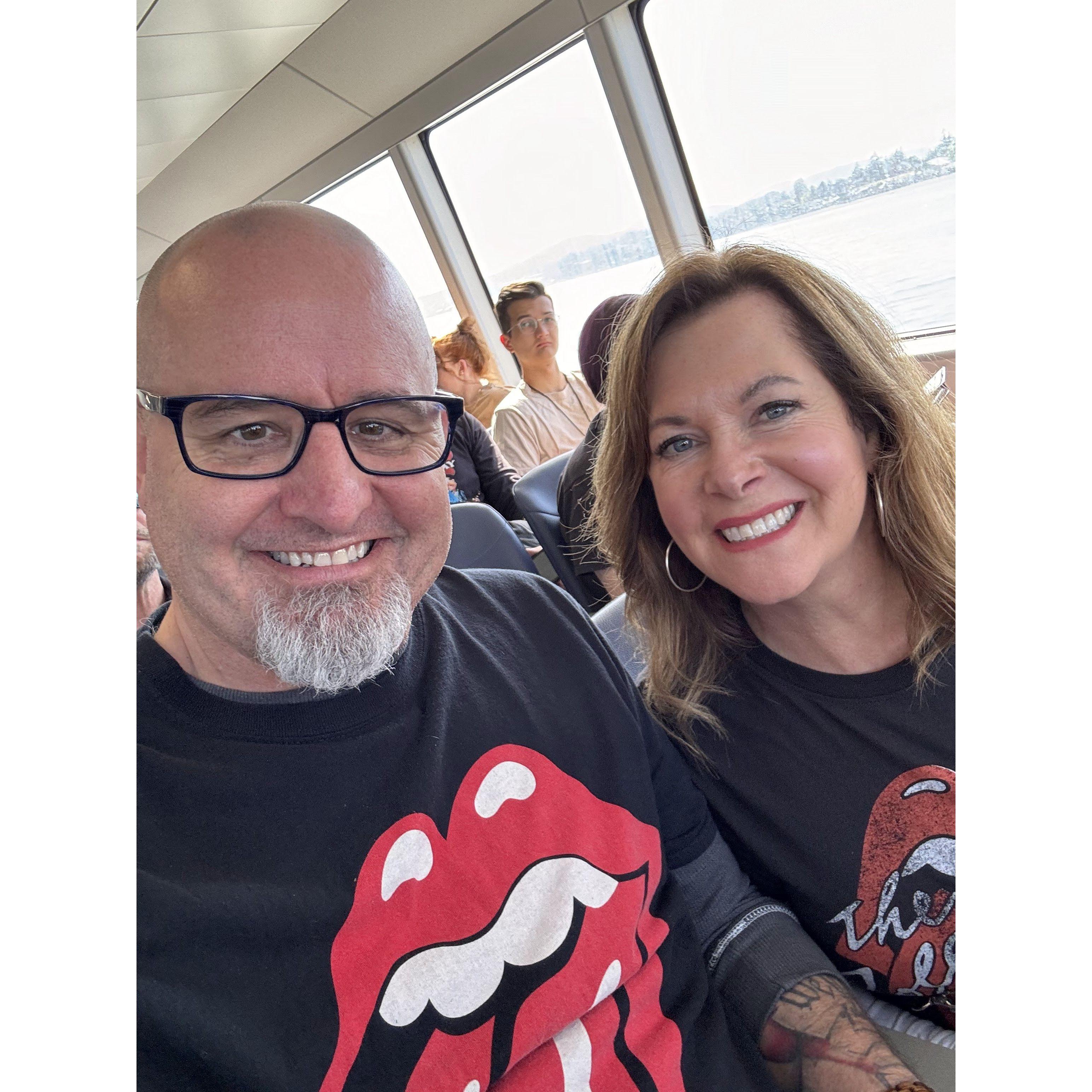 Rolling Stones - First of many concerts together!