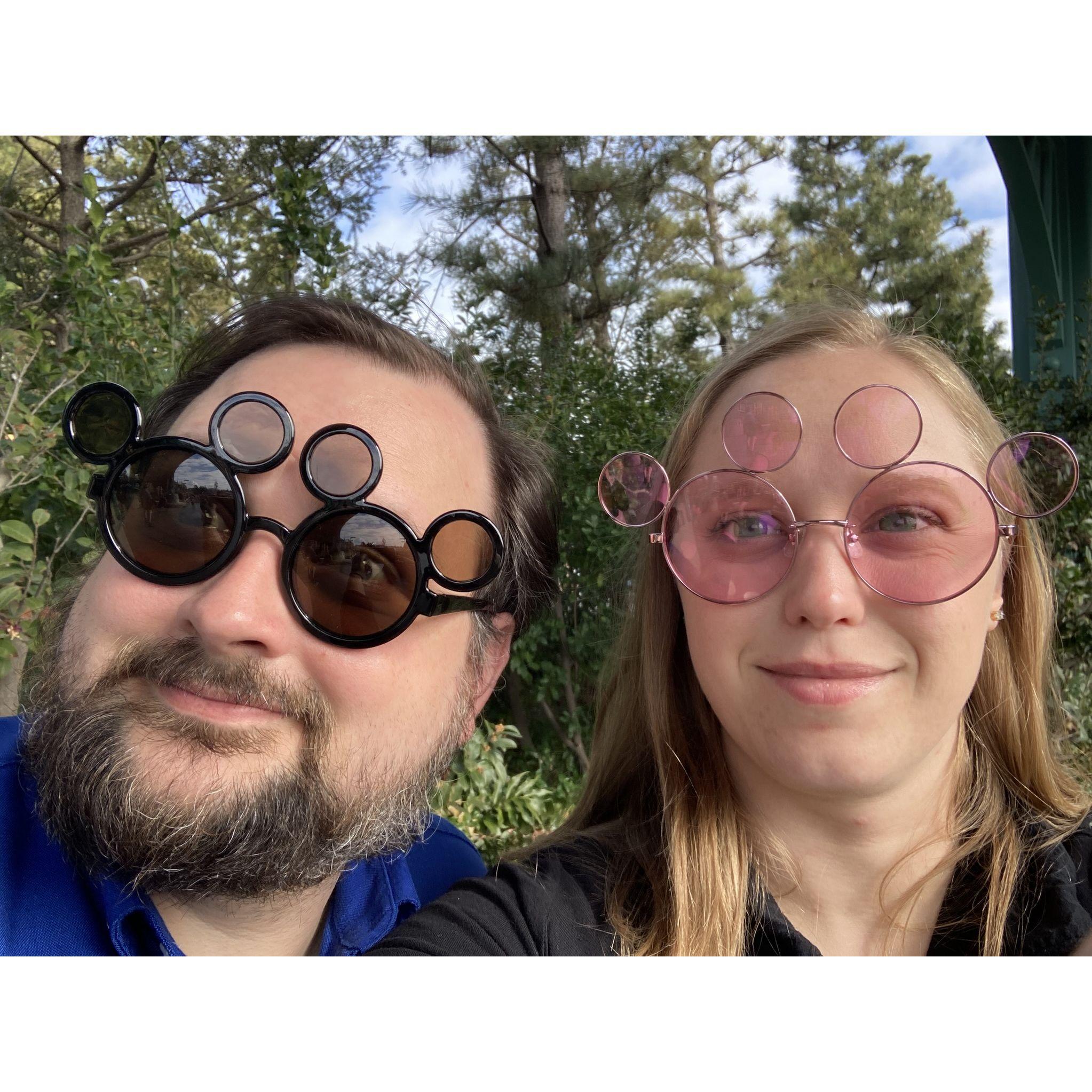 Disney Tokyo before he proposed