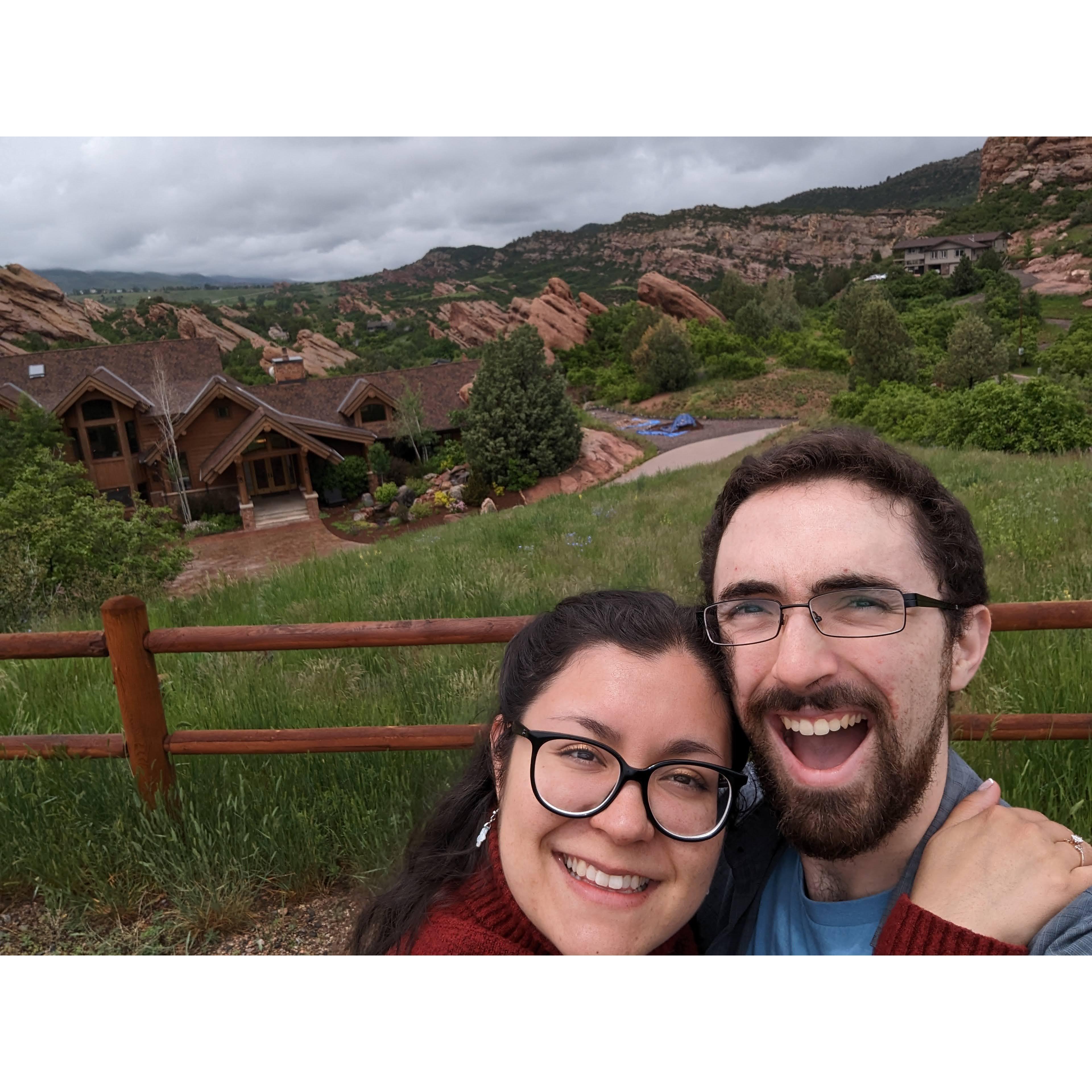 Dream building out in Deer Creek Canyon