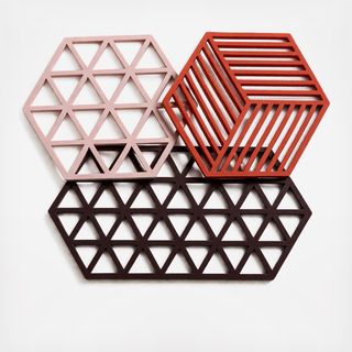 Triangle & Hexagon 3-Piece Trivet Set