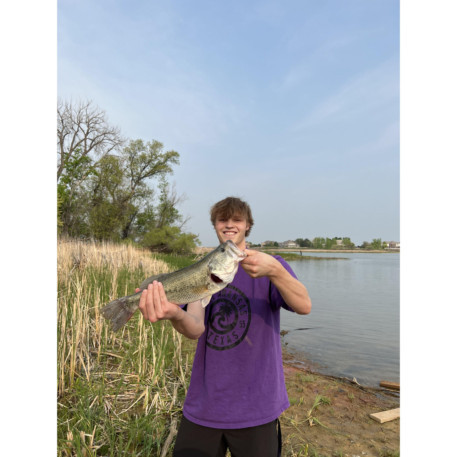 The day Lucas caught 8 fish in the span of 45 minutes.